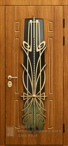 Фото «Дверь с ковкой №9» в Москве