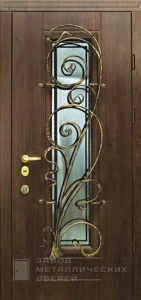 Фото «Дверь с ковкой №17» в Москве