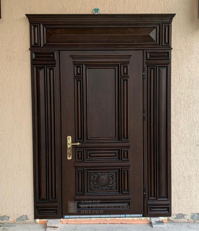 Парадная входная дверь из массива дуба №84