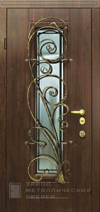 Фото «Дверь с ковкой №17»  в Москве
